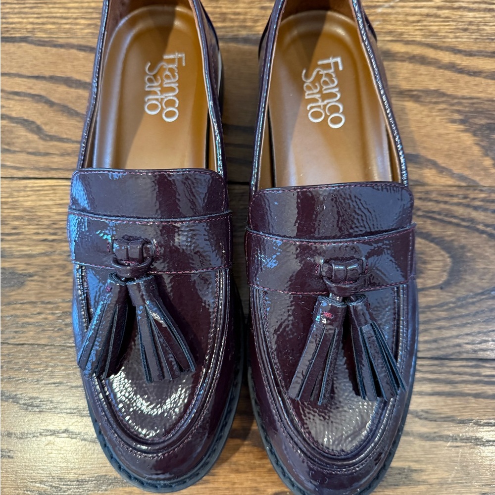 Franco Sarto Burgundy Loafers